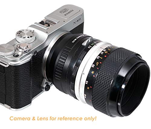 Fotasy Copper Nikkor Lens To Fuji X Adapter, Nk F Mount To X Adapter, Compatible With Fujifilm X-Pro1 X-Pro2 X-Pro3 X-E2 X-E3 X-A10 X-T1 X-T2 X-T3 X-T4 X-T10 X-T20 X-T30 X-T30Ii X-T100 X-H1 #TOP6