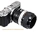 Fotasy Copper Nikkor Lens to Fuji X Adapter, NK F Mount to X Adapter, Compatible with Fujifilm X-Pro1 X-Pro2 X-Pro3 X-E2 X-E3 X-A10 X-T1 X-T2 X-T3 X-T4 X-T10 X-T20 X-T30 X-T30II X-T100 X-H1