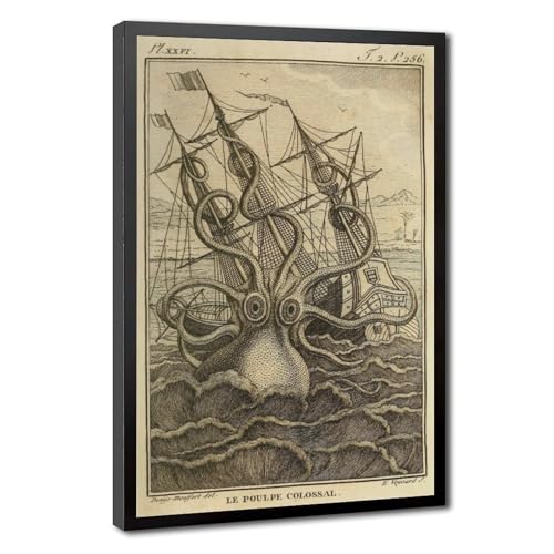 Cadre Poulpe Colossal 1801 pour habiller un mur de bureau vide