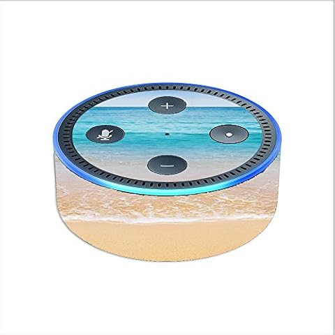 Skin Decal Vinyl Wrap for Amazon Echo Dot 2 (2nd Generation) / Bahamas Beach Cover
