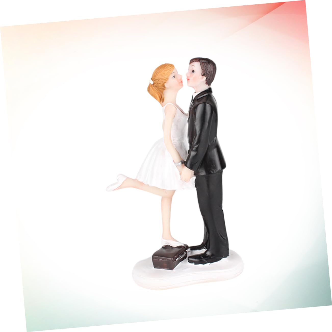 Toyvian 2stücke Braut Und Bräutigam Figuren Resin Dekoration Süße Tortenaufsätze Für Kreative Backprojekte Und Feierliche Anlässe