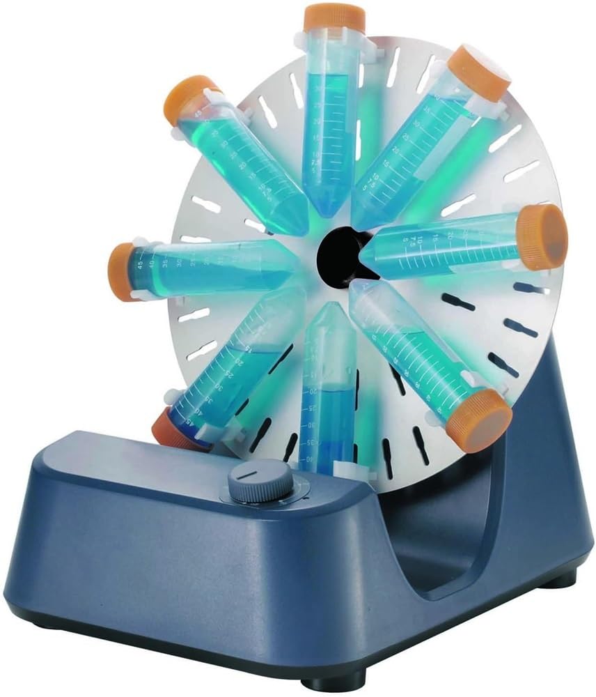 Digitaler Vortex-Mischer, einstellbare Geschwindigkeit 0-80 U/min, Labor Drehmischer für Zentrifugenröhrchen Probenmischung, kontinuierliche Laborausrüstung