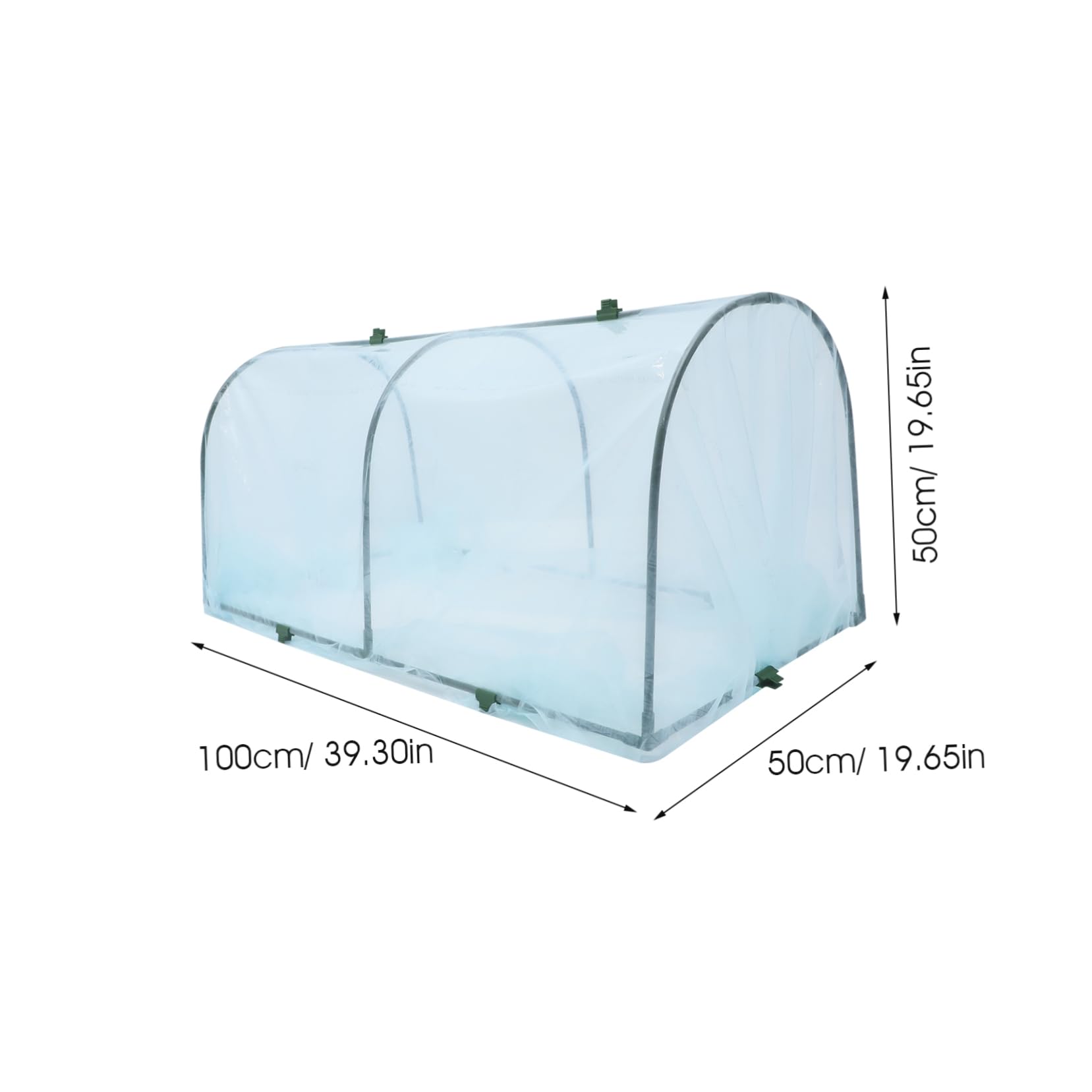 BESTonZON 1 Set Tunnel per Piante con Struttura Serra da per e Verdure Facile da Installare e Portatile