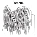 AAGUT Garden Stakes Pins, Landscape Staples 200 Pack 6 Inch 11-Gauge Galvanized Lawn Stake for Dog Fence, Weed Barrier Fabric, Ground Cover, Irrigation Tubing Soaker Hose, Chicken Wire