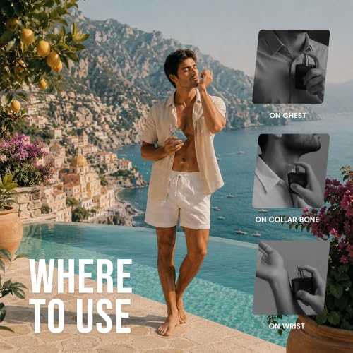 Image of Old Money Aqua Eau de Parfum for Men - 50ml | Fresh Aquatic & Citrus Fragrance | Long Lasting Perfume for Man - Mens Perfumes Long Lasting