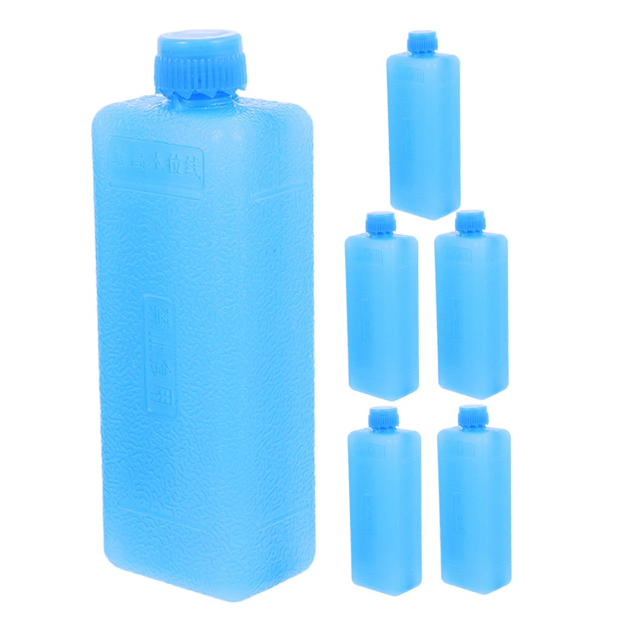 VICASKY 6pcs Ice Packs for Lunch Boxes Coolers Freezer Bags Enhanced Cooling for Beach Camping Fishing School and Work Use Compact Design for Easy Storage