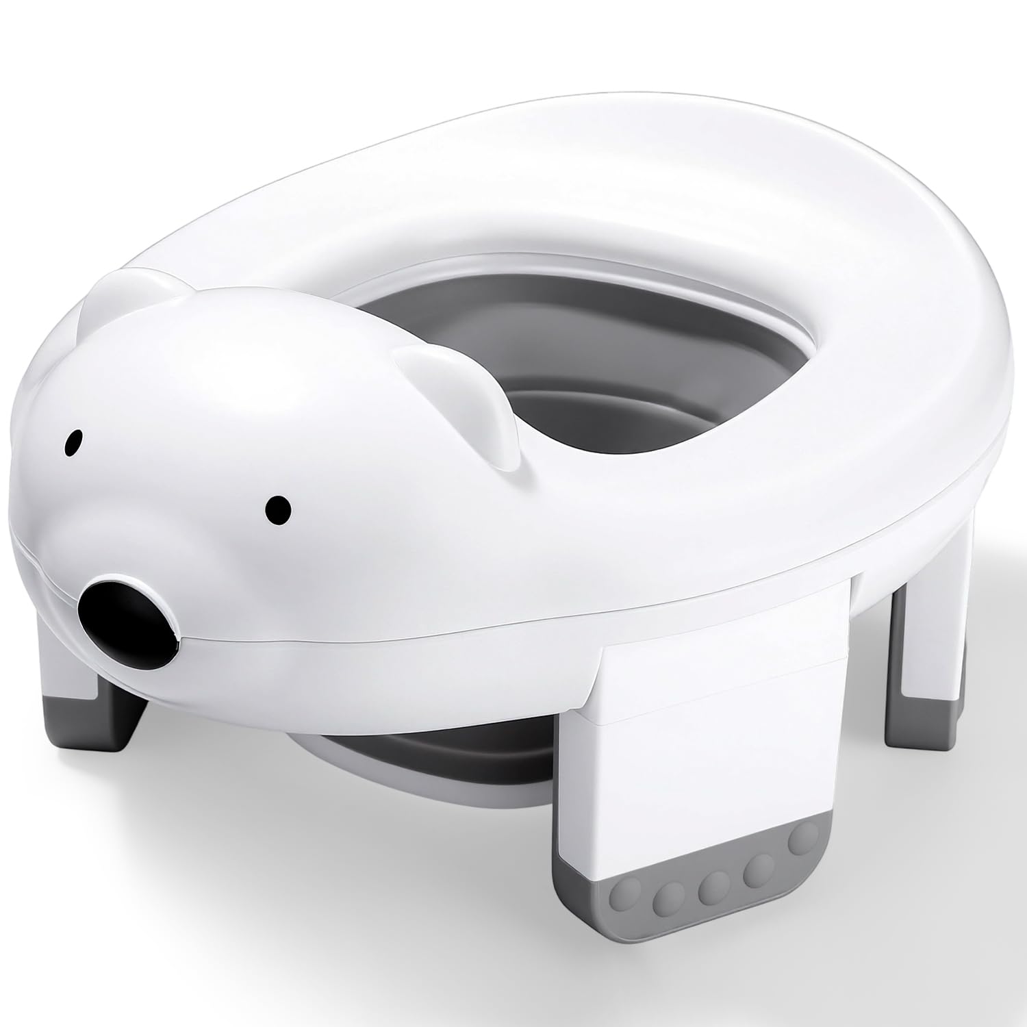 Zaxiva Vasino Bambini 3 in 1 Riduttore WC Bambini Vasino Portatile Per Bambini Da Viaggio con 1 Borsa da Viaggio e 30 Sacchetti Vasino Pieghevole Da Viaggio per Uso Interno ed Esterno