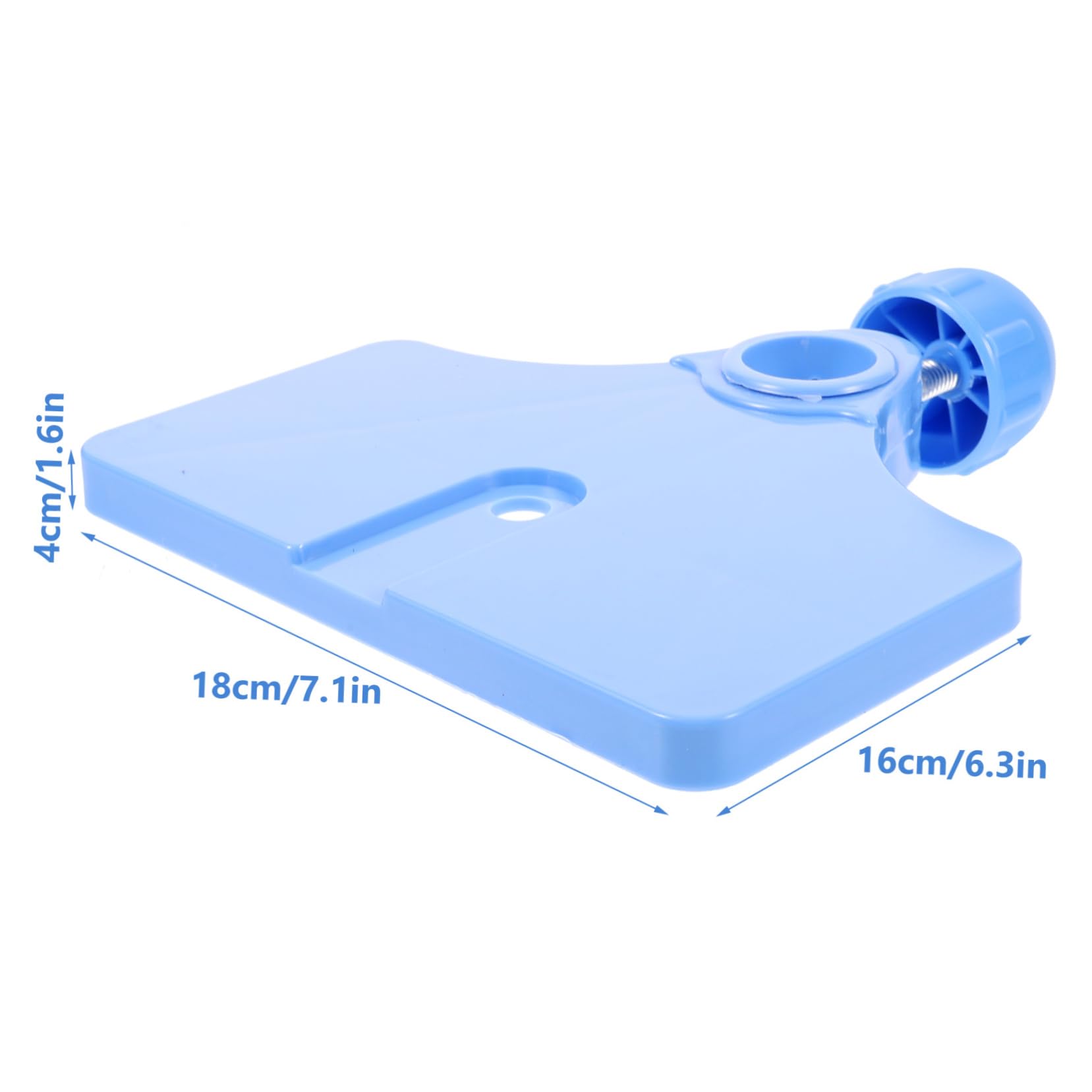 KOMBIUDA Plastic Storage Tray for Infusion Stand Supplies Drip Support Plate for Hospital Use Lightweight and for Infusion Accessories