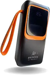 Carregador Power Bank Portatil 30000mAh 22.5w, Bateria Portátil com Display Digital Lanterna (PRETO)