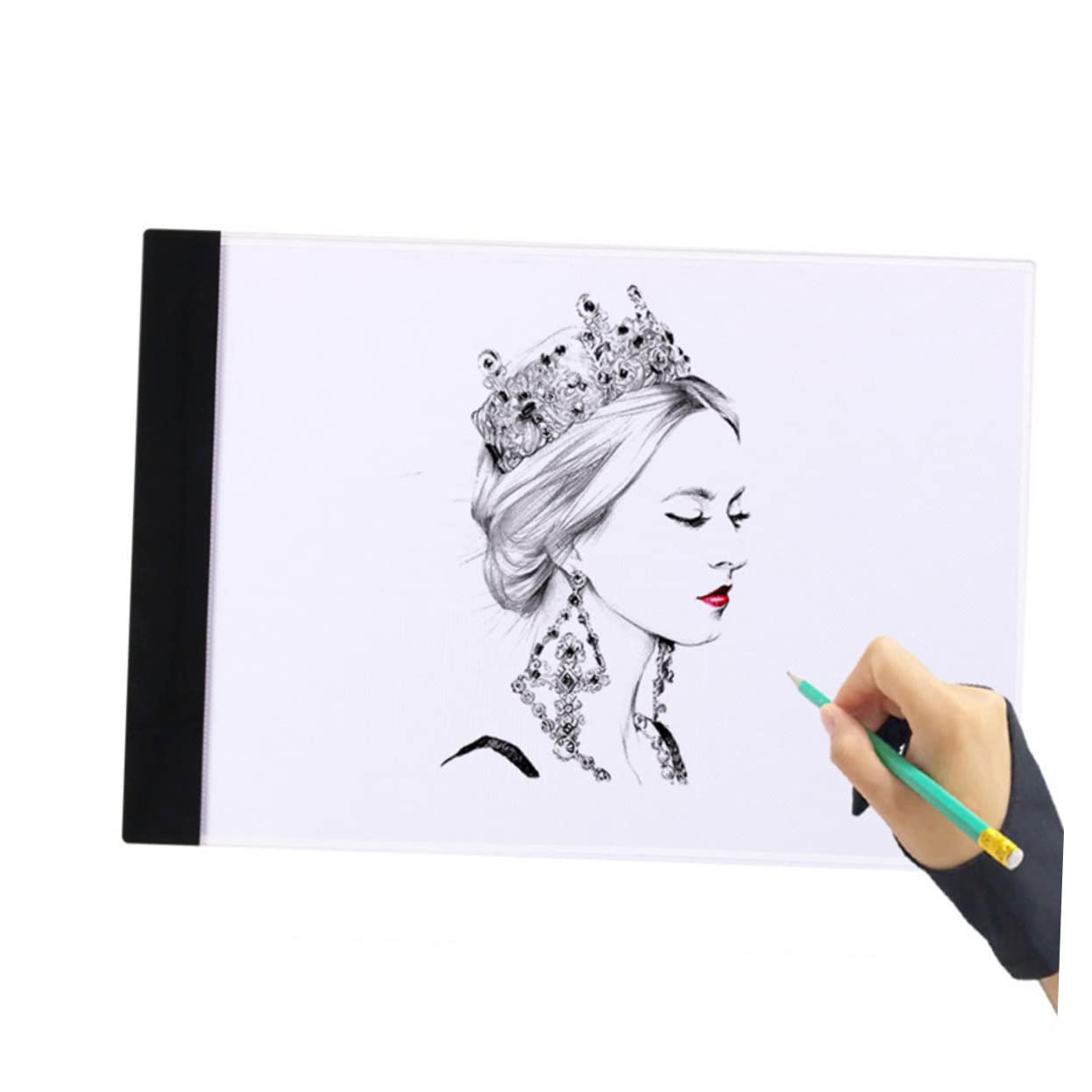 HOODANCOS Led Copy Board A4 Tracing Pad Portable Artcraft Light Table Safe for Eyes Skin Energy-efficient Lightbox