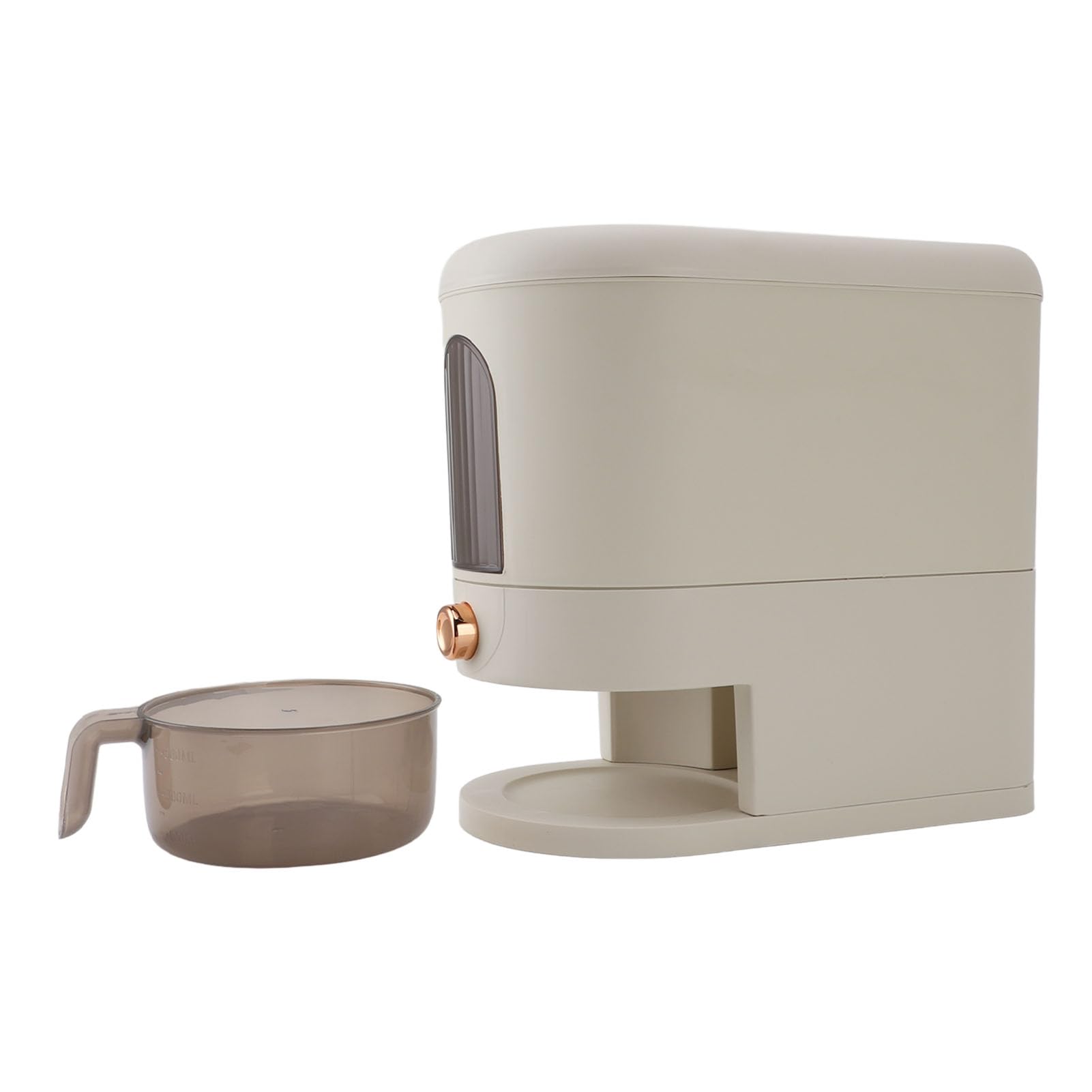 Elprico Dispenser Di Riso 5kg, Contenitore Per La Conservazione Del Riso Sigillato A Prova Di Umidità Con Misurino, Dispenser Automatico Domestico Per Contenitori Di Grano Per Dispensa