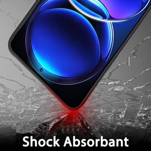 Image of TOUCCH Liquid Silicone Case Cover for Mi Redmi Note 12 Pro Plus 5G / Mi Note 12 pro+| Shock Proof & 360 Protection| Premium Black Cover for Mi Note 12 Pro Plus 5G | Silicone Sand Blast - Black