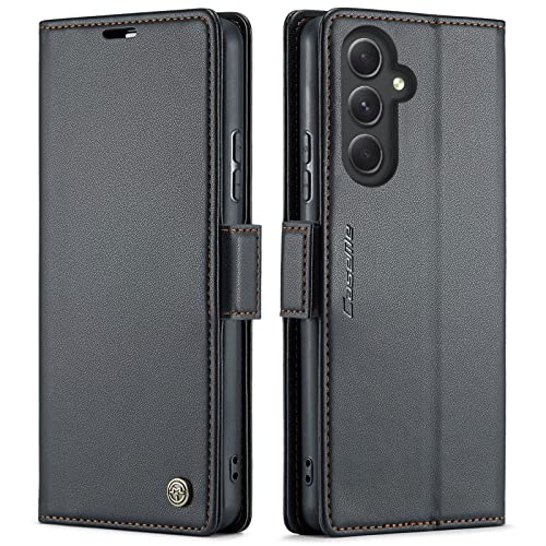 QLTYPRI Coque pour Samsung Galaxy A36 Etui avec RFID Blocage, Housse en Premium Cuir Pochette Portefeuille Rabat Clapet Case Porte Carte Magnétique Étui pour...