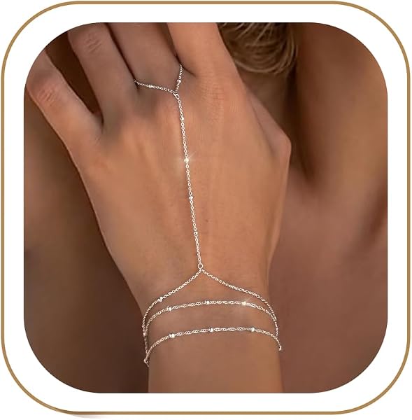 Hand Chain Bracelet for Women Trendy: Easy, Dainty, and Waterproof
