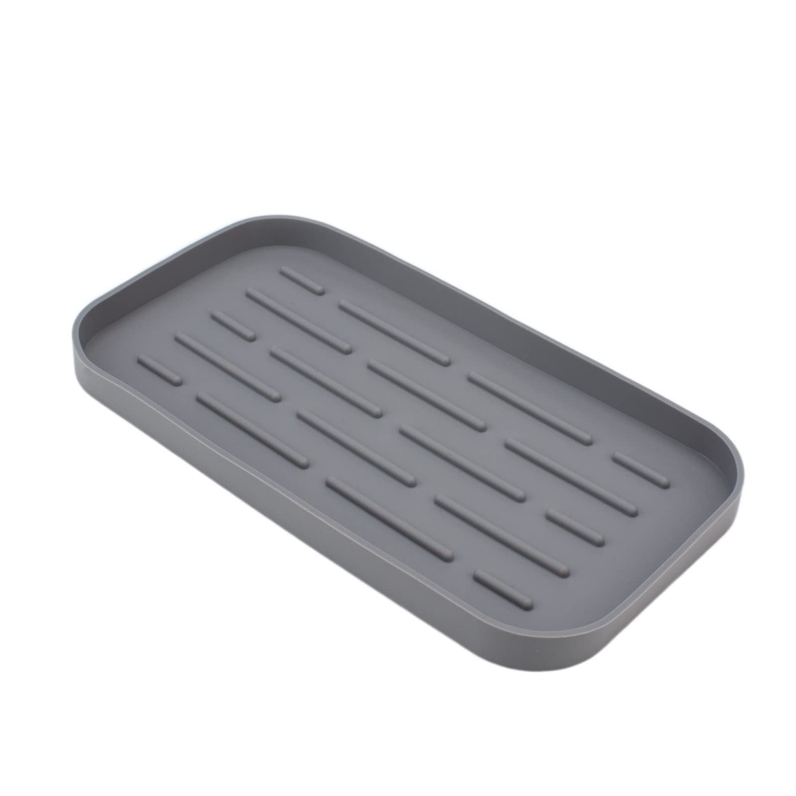 JINGYAN Soap Dishes Silicone Drain Tray Soap Dish Kitchen Storage Pad