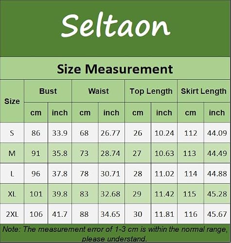 Women's Summer Off Shoulder Halter Neck Crop Top Pleated Maxi Dress Boho Two Piece Flowy Skirts Sets Party Clubwear Green #TOP6