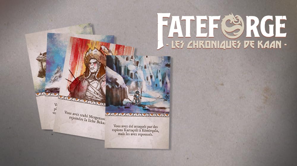 Don't Panic Games | Fateforge : Les Chroniques de Kaan - Le Choc des Immortels (Extension) | Jeu de société | À partir de 14 Ans | 1 à 4 Joueurs | 60 Minutes