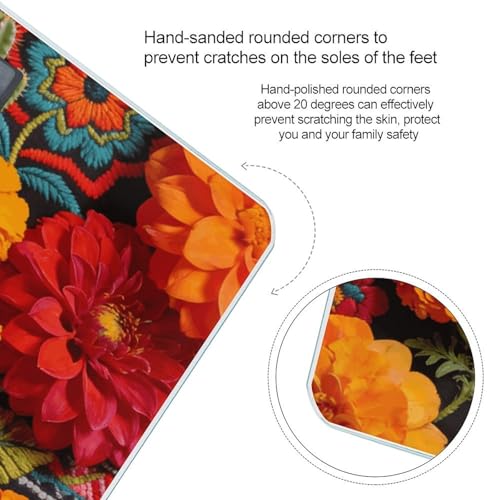 Báscula digital Mexican Flower con pantalla LCD grande miniatura 4