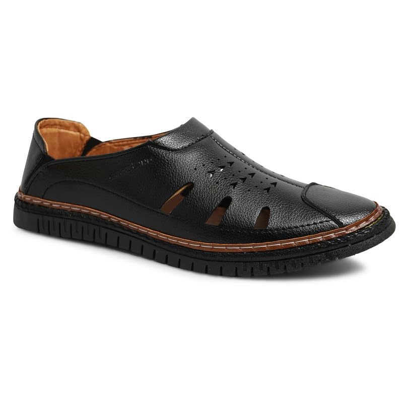 Botha Saccucci Mens Black Slip-On Casual Shoes (B0D4B6LY9G) Amazon Price History, Amazon Price Tracker