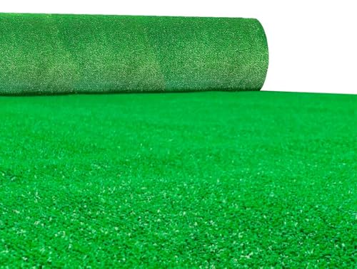 Herbe synthétique 7 mm Gazon H150 cm Tapis de pelouse synthétique extérieur terrasse jardin 150 x 1000 cm