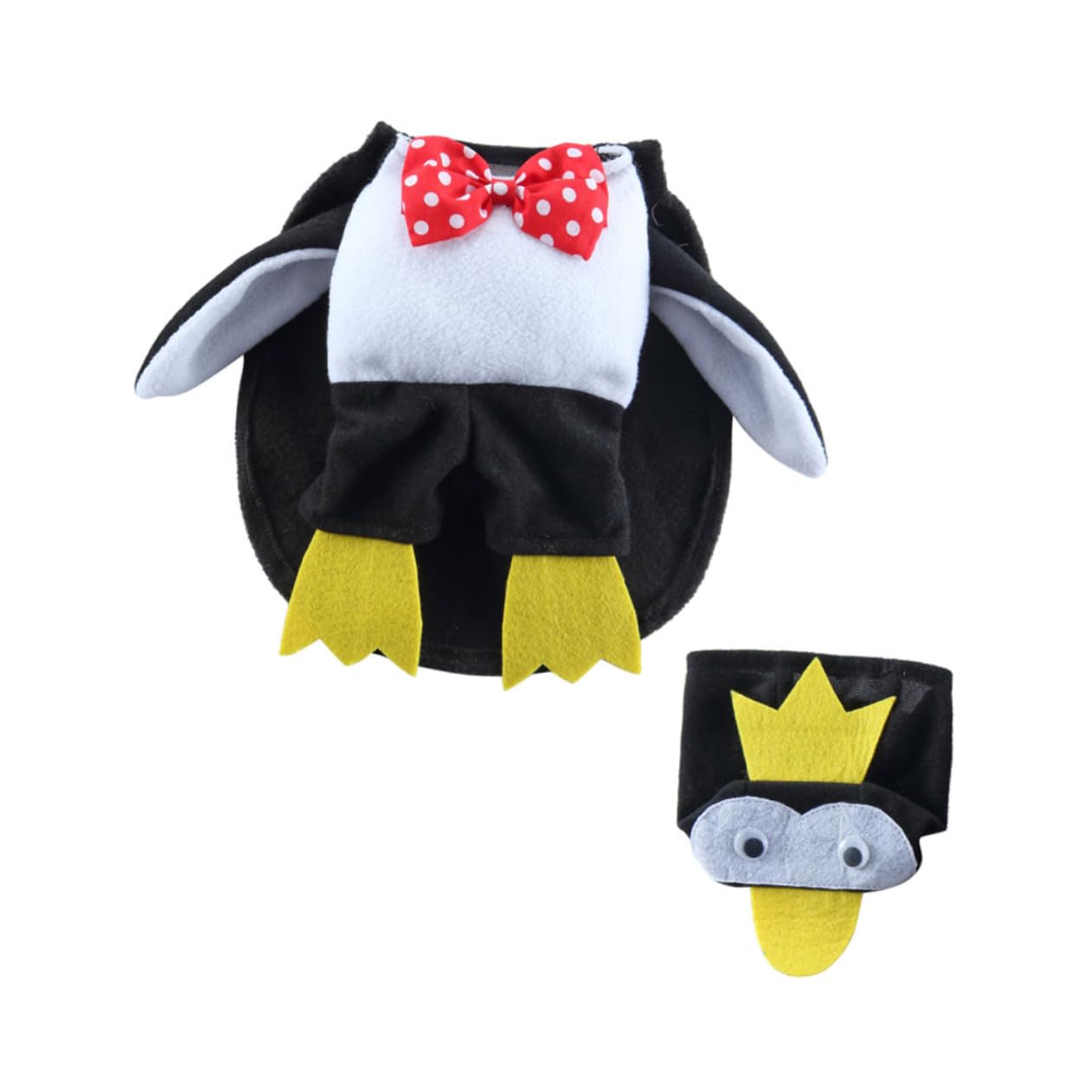 BESPORTBLE 4 Set Di Cappotti Per Cani Pinguino Extra Large Mantello Per Gatti Abbigliamento Per Animali Domestici Costume Da Cosplay Per Halloween