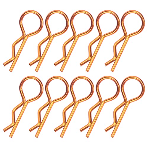 RC Car Shell Clips, Metal RC Shell Clips Easy to Install with Metal Material for 1/5 1/6 1/8 1/10 RC Car