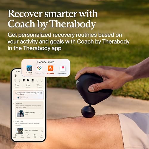Image of Therabody Theragun Mini (3rd Generation) - Ultra-Portable Massage Gun and Travel Essential for Fast, Effective Pain and Tension Relief Anywhere, Black