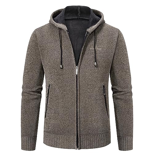 Cárdigan de punto para hombre ideal para paseos de otoño y días relajados de invierno
