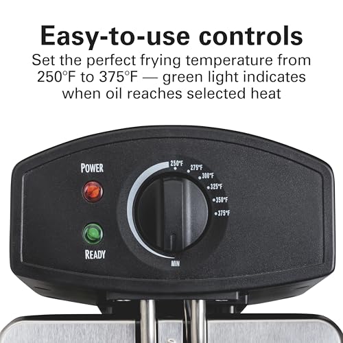 Hamilton Beach 3 Liter Family Style Electric Deep Fryer With Basket - image 4