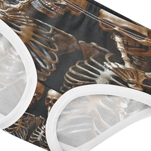 Funny Skeleton Victory Hand Toddler Girls's Underwear 2T 202b90554