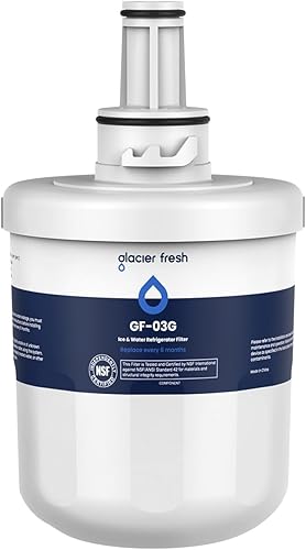 GLACIER FRESH DA29-00003G Filtro de agua, compatible con Samsung* Aqua-Pure Plus, DA29-00003G, DA29-00003F, DA29-0003B, HAFCU1, RFG237AARS, FMS-1,