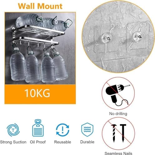 Image of Nibbler Wall Hooks for Hanging Strong Hook for Wall Hanging Without Drill Self Adhesive Hooks for Wall Heavy Duty Wall Stick Hook Wall Hanger Hook (Screw Hook, 5, Count)