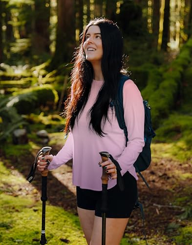 Image of Women's Sun Shirts UPF 50+ Long Sleeve UV Protection Shirt Lightweight Quick Dry Workout Hiking Tops for Women
