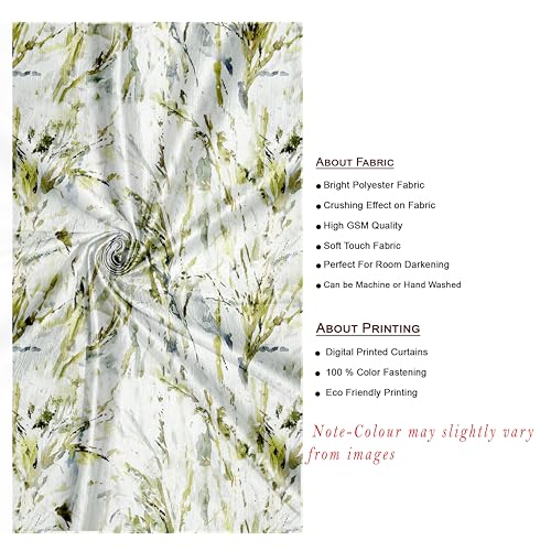 Image of Ultimate Trends Polyester Room Darkening Curtains for Doors and Window, Eyelets Curtain Block Up to 65% to 70% Sunlights, 8 FEET Packof 2,Oatmeal Cream