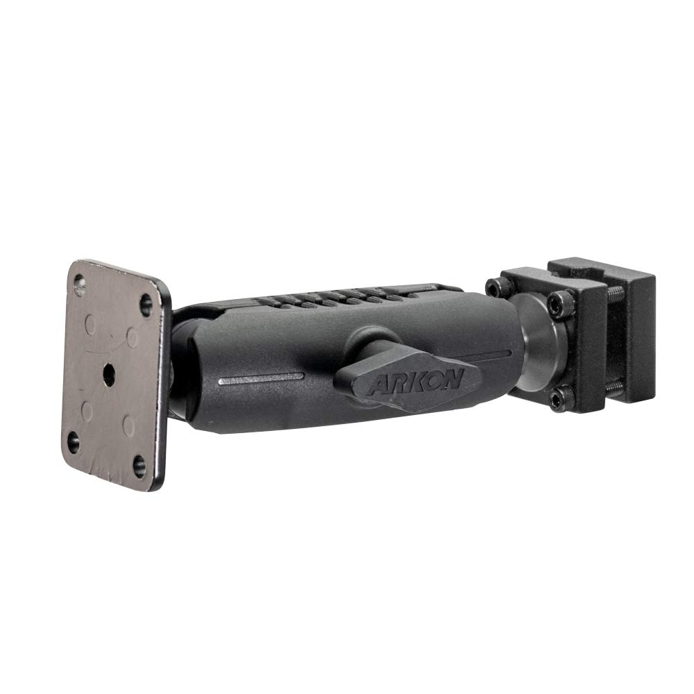 Arkon 頑丈な車用ヘッドレストマウントペデスタル 4穴AMPSヘッドリテールブラック