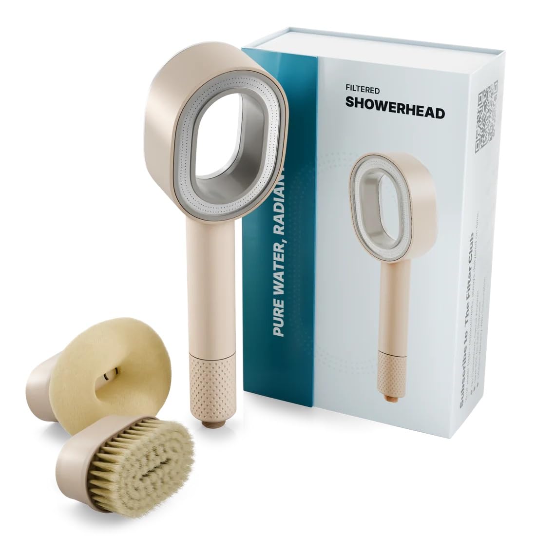 Glowxxn Filter Shower Head, Purifying Shower Head Filter for Hard Water Limescale, Chlorine, High-Water Pressure