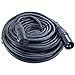 MCSPROAUDIO 10 Pack 25 Foot 3 Pin XLR Mic Cable with Male to Female Connectors Microphone Audio Patch Cords Balanced Shielded
