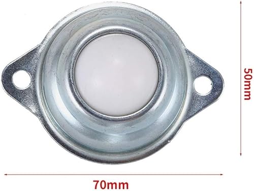 Miniatura 3 de KHJK CHFENG-C - 10 piezas de rodillos de nailon para muebles, rodamiento de bolas montado en tornillo, herramienta giratoria (tamaño  0.5 pulgadas)