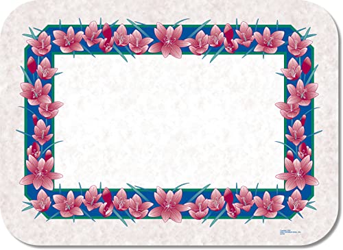 Dinex DX5243I Paper Freesia Recycled Tray Cover with Straight Edge/Round Corner, 16-5/8