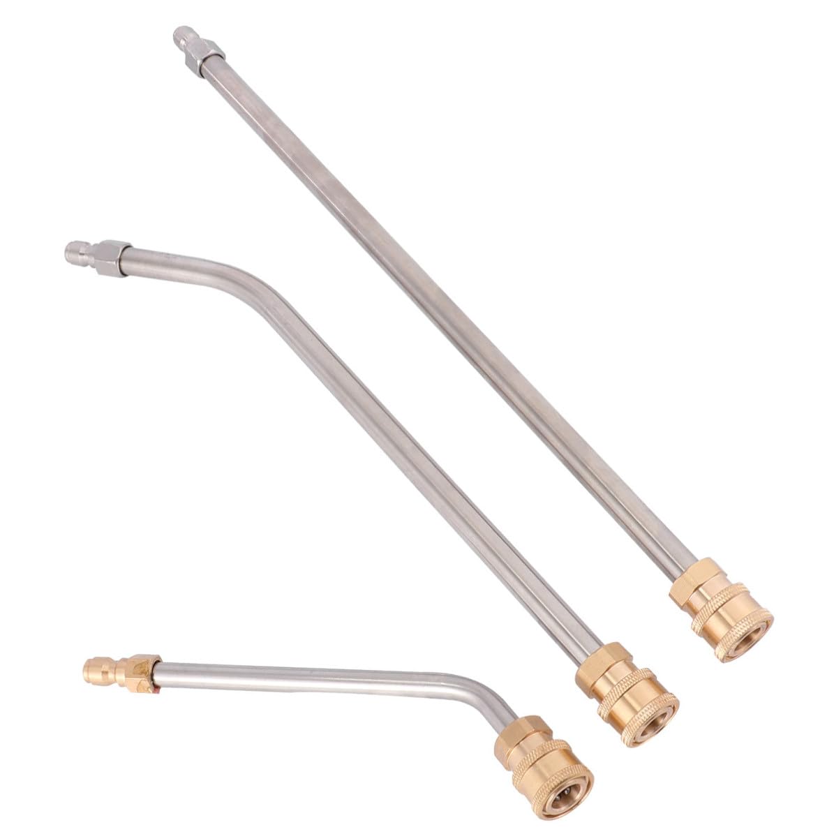 Limpiador de Chasis de Coche Rodillo Giratorio, Acero Inoxidable y Conector Rápido 1/4 Pulgada para Limpieza del Suelo y Partes Inferiores