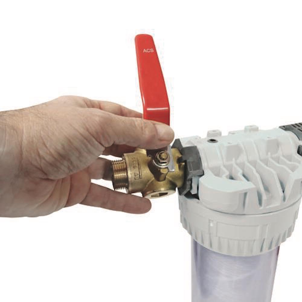 AQUAWATER 2 Cartucce Filtranti Con Carbone Attivo Vegetale Per Filtro Sotto Lavello, Rimuove Cattivi Odori, Durata 800L (3 Mesi) - 2