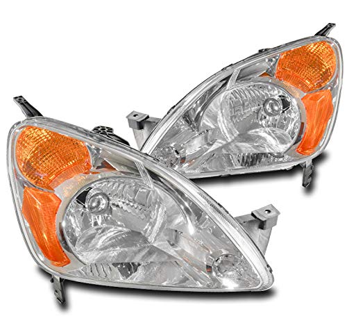 ZMAUTOPARTS Replacement Headlights Headlamps Chrome 