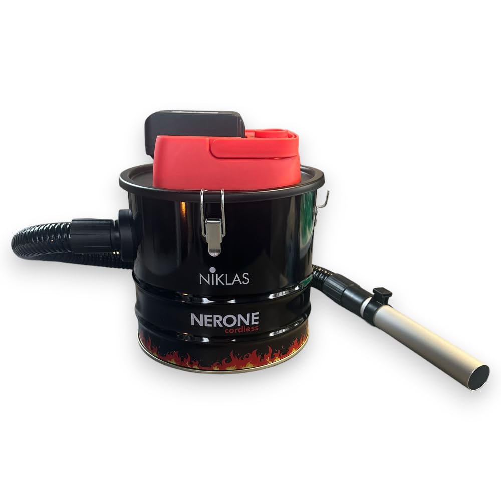 Aspiracenere a batteria litio 10 litri Nerone Cordless Niklas