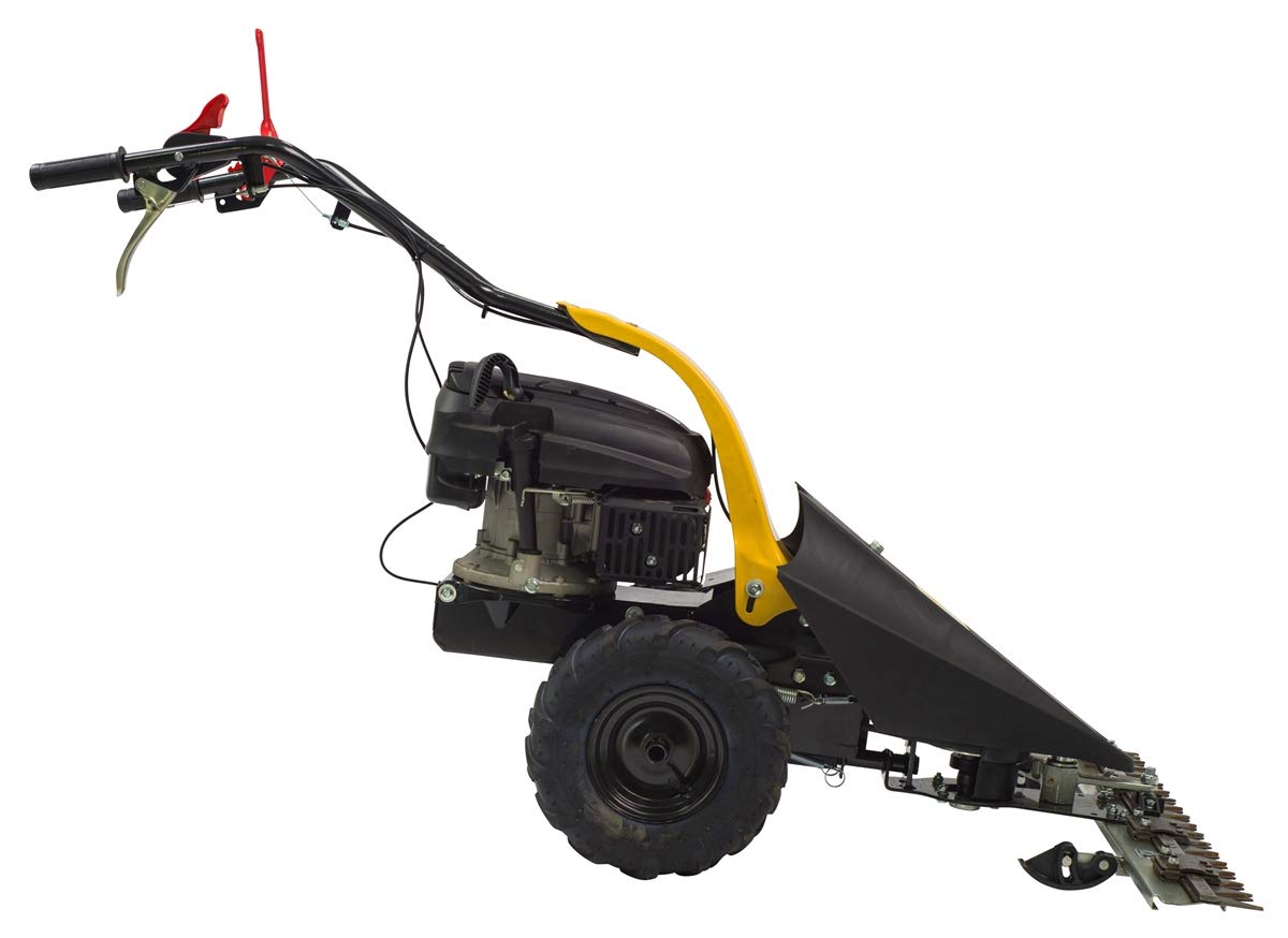 Texas Profi Benzin Balkenmäher CB8700 159ccm Wiesenmäher Hochgrasmäher Rasenmäher mit Antrieb Radantrieb | Schnittbreite 870 mm | 4-Takt Motor | 3,4 PS | für gewerbliche Nutzung geeignet