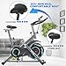 ANCHHER Bicicleta de Spinning Bicicleta Indoor de Volante de Inercia de 18kg...