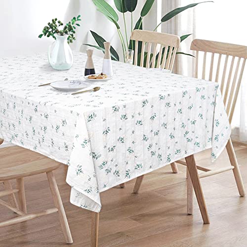 CHUFFED 100% Leinen Tischdecke (140x300 Cm) – Natürliche Beige-Farbe, Rustikal-elegant, Für Esstisch & Garten