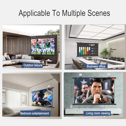 Pantalla de proyector manual 50" 4:3 UYCVT miniatura 6