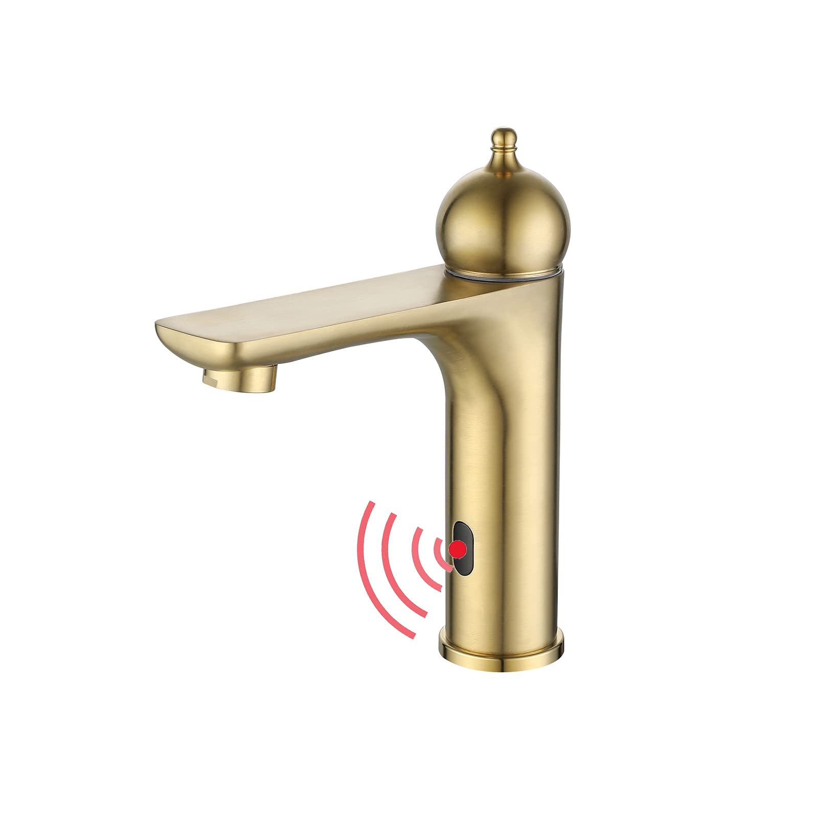 Grifo automático infrarrojo sin contacto, robinet de baño cepillado, grifo de agua con sensor inteligente, diseño moderno para cocina y baño, fácil de instalar, higiénico y ecológico.