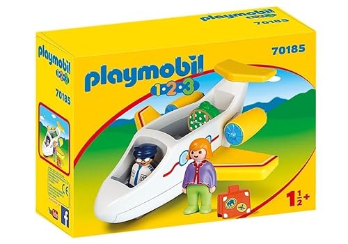 Playmobil 70185 1/2/3 Airplane with Passenger Playset - Image 5