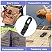 3 Pcs Roof Safety Anchor Hitch Clip, Black Roof Anchors, For Fall Protection Connects To Wood Surfaces, Permanent Roof Anchor Use With Roofing Harness, Safety Ropes And Other Roof Safety Equipment